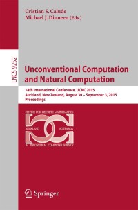 Cover image: Unconventional Computation and Natural Computation 9783319218182
