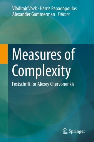 Cover image: Measures of Complexity 9783319218519