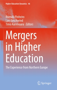 Cover image: Mergers in Higher Education 9783319219172