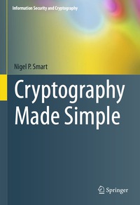 Cover image: Cryptography Made Simple 9783319219356