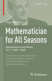 Cover image: Mathematician for All Seasons 9783319219837