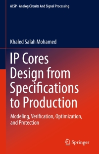 Cover image: IP Cores Design from Specifications to Production 9783319220345