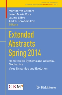 Cover image: Extended Abstracts Spring 2014 9783319221281