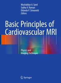 Cover image: Basic Principles of Cardiovascular MRI 9783319221403