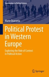 Cover image: Political Protest in Western Europe 9783319221618