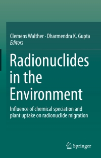Imagen de portada: Radionuclides in the Environment 9783319221700