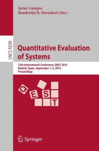 表紙画像: Quantitative Evaluation of Systems 9783319222639