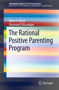 Imagen de portada: The Rational Positive Parenting Program 9783319223384