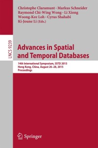 Imagen de portada: Advances in Spatial and Temporal Databases 9783319223629