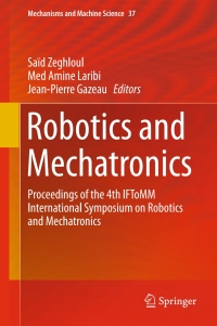 Cover image: Robotics and Mechatronics 9783319223674