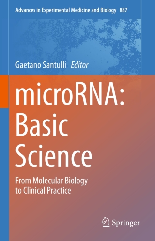 Cover image: microRNA: Basic Science 9783319223797