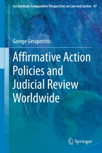 Cover image: Affirmative Action Policies and Judicial Review Worldwide 9783319223940