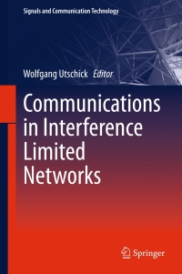 Cover image: Communications in Interference Limited Networks 9783319224398