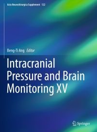 Cover image: Intracranial Pressure and Brain Monitoring XV 9783319225326