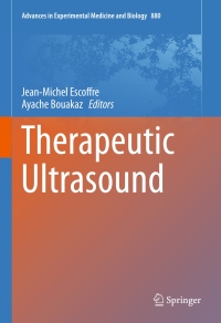 Imagen de portada: Therapeutic Ultrasound 9783319225357