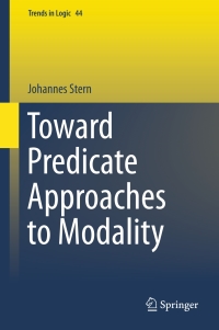 Imagen de portada: Toward Predicate Approaches to Modality 9783319225562