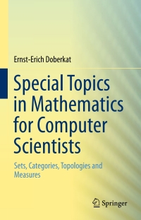 Cover image: Special Topics in Mathematics for Computer Scientists 9783319227498
