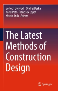 Cover image: The Latest Methods of Construction Design 9783319227610