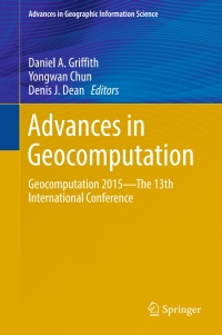 صورة الغلاف: Advances in Geocomputation 9783319227856