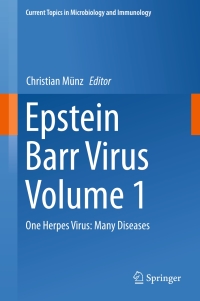 Imagen de portada: Epstein Barr Virus Volume 1 9783319228211