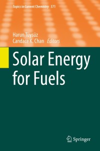 Titelbild: Solar Energy for Fuels 9783319230986