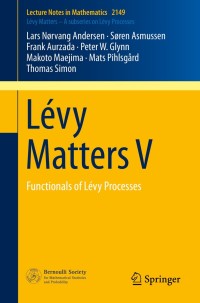 Cover image: Lévy Matters V 9783319231372