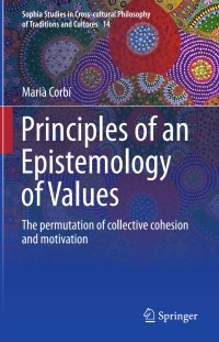 Cover image: Principles of an Epistemology of Values 9783319232096