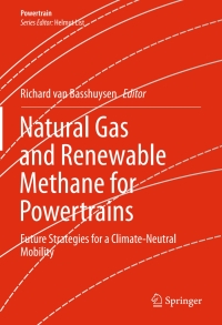 Cover image: Natural Gas and Renewable Methane for Powertrains 9783319232249