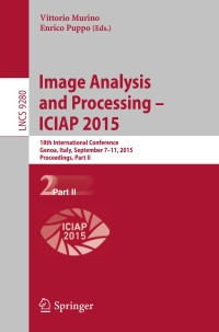 Cover image: Image Analysis and Processing — ICIAP 2015 9783319232331