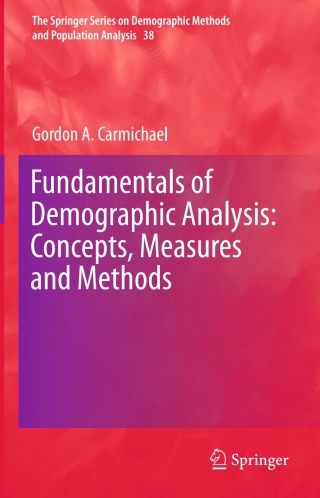 Cover image: Fundamentals of Demographic Analysis: Concepts, Measures and Methods 9783319232546