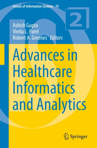 Cover image: Advances in Healthcare Informatics and Analytics 9783319232935