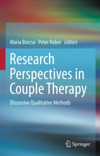 صورة الغلاف: Research Perspectives in Couple Therapy 9783319233055