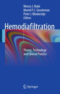 Cover image: Hemodiafiltration 9783319233314