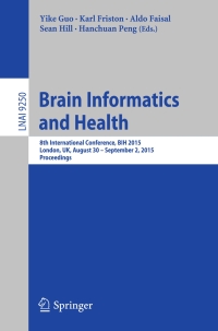 Cover image: Brain Informatics and Health 9783319233437