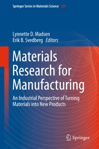 Cover image: Materials Research for Manufacturing 9783319234182