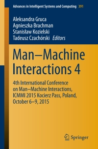 Cover image: Man–Machine Interactions 4 9783319234366