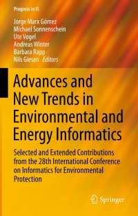 Titelbild: Advances and New Trends in Environmental and Energy Informatics 9783319234540