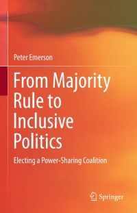 Omslagafbeelding: From Majority Rule to Inclusive Politics 9783319234991