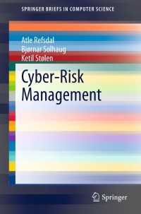 Imagen de portada: Cyber-Risk Management 9783319235691