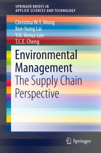 Cover image: Environmental Management 9783319236803