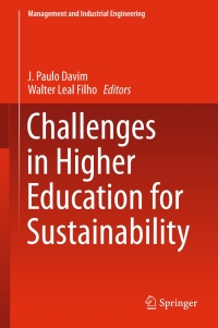 صورة الغلاف: Challenges in Higher Education for Sustainability 9783319237046