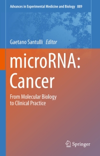 Cover image: microRNA: Cancer 9783319237299