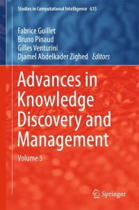 Imagen de portada: Advances in Knowledge Discovery and Management 9783319237503