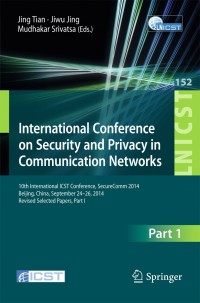 Cover image: International Conference on Security and Privacy in Communication Networks 9783319238289