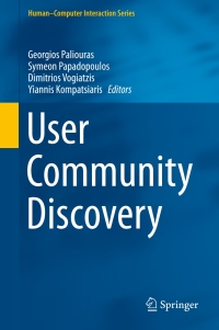 Titelbild: User Community Discovery 9783319238340