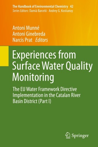 Cover image: Experiences from Surface Water Quality Monitoring 9783319238944