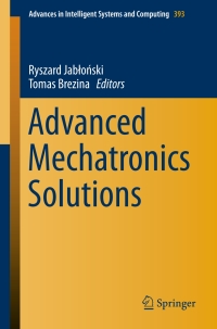 Immagine di copertina: Advanced Mechatronics Solutions 9783319239217