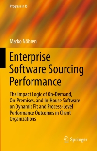 Cover image: Enterprise Software Sourcing Performance 9783319239248