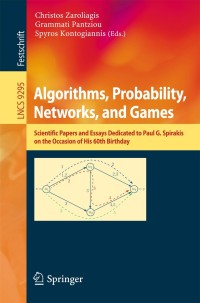 Cover image: Algorithms, Probability, Networks, and Games 9783319240237