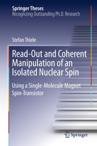 Imagen de portada: Read-Out and Coherent Manipulation of an Isolated Nuclear Spin 9783319240565